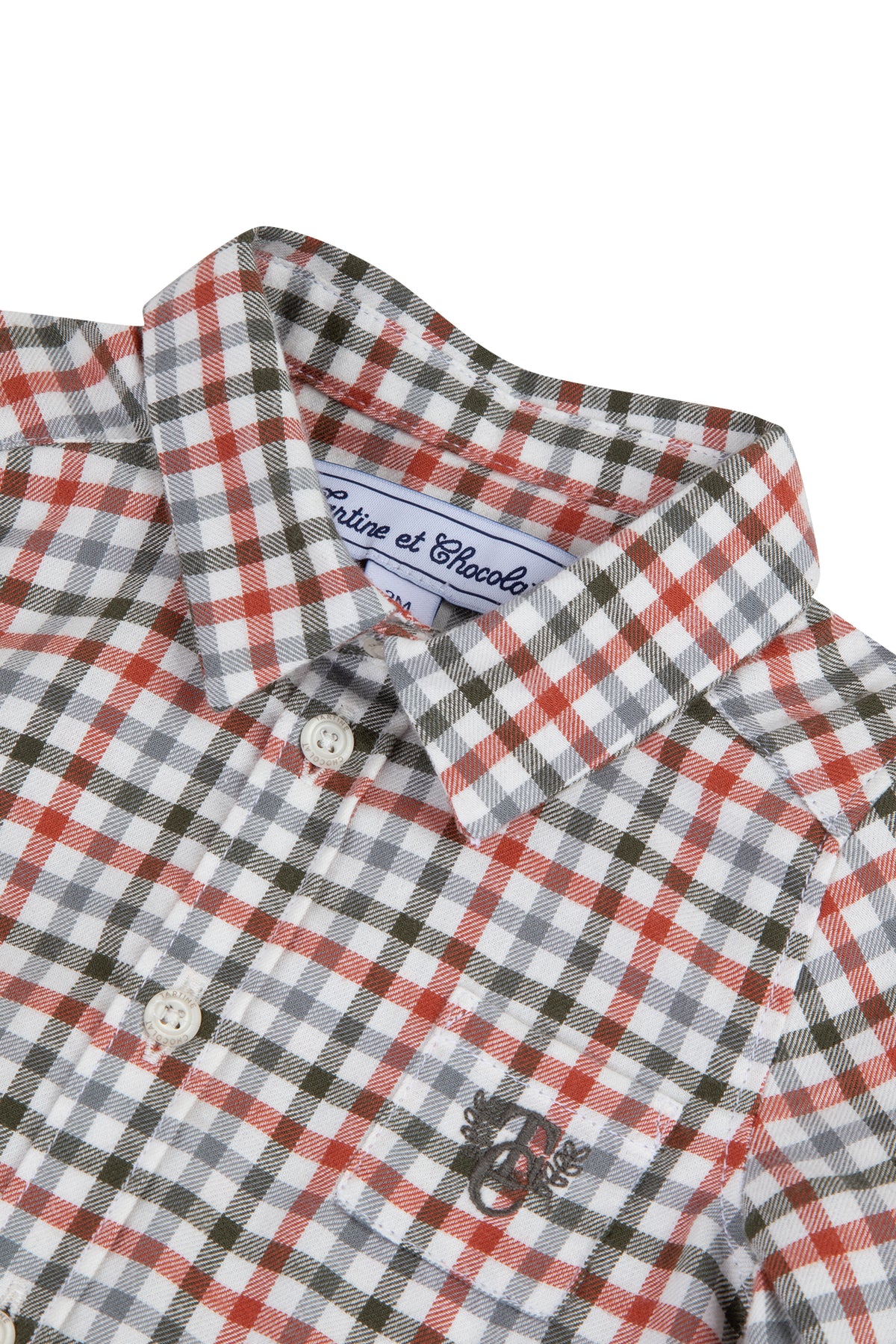 Camicia - Kaki a scacchi