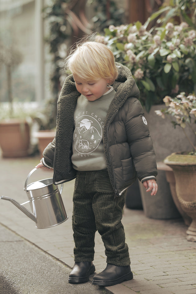 Trousers - khaki Corduroy - Image principale