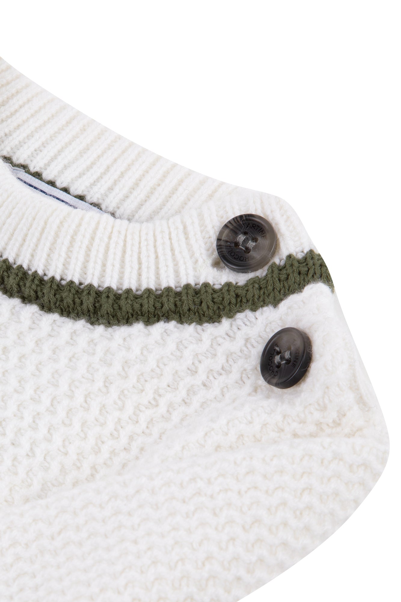 Pull - Ecru Maille col rond