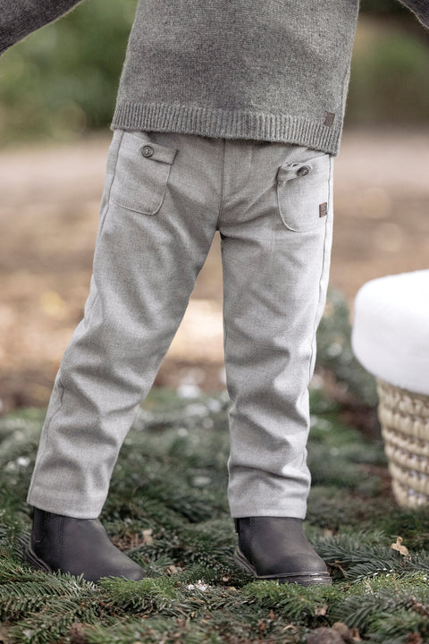 Pantalon - Gris flanelle - Image principale