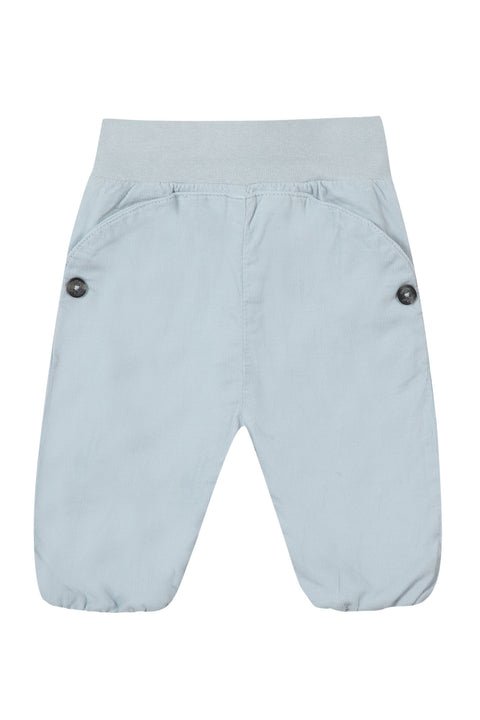 Trousers - Blue cotton - Image principale