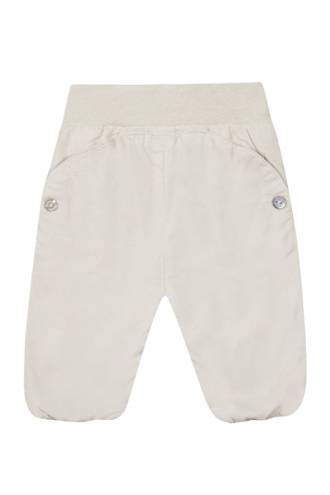 Trousers - Beige cotton - Image principale