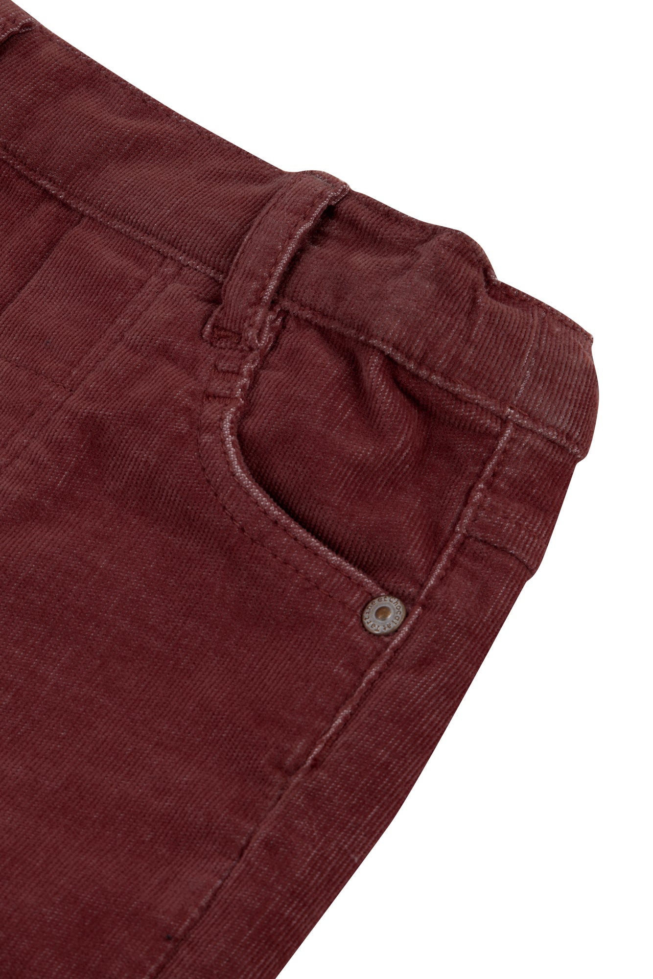 Broek - bordeaux Corduroy