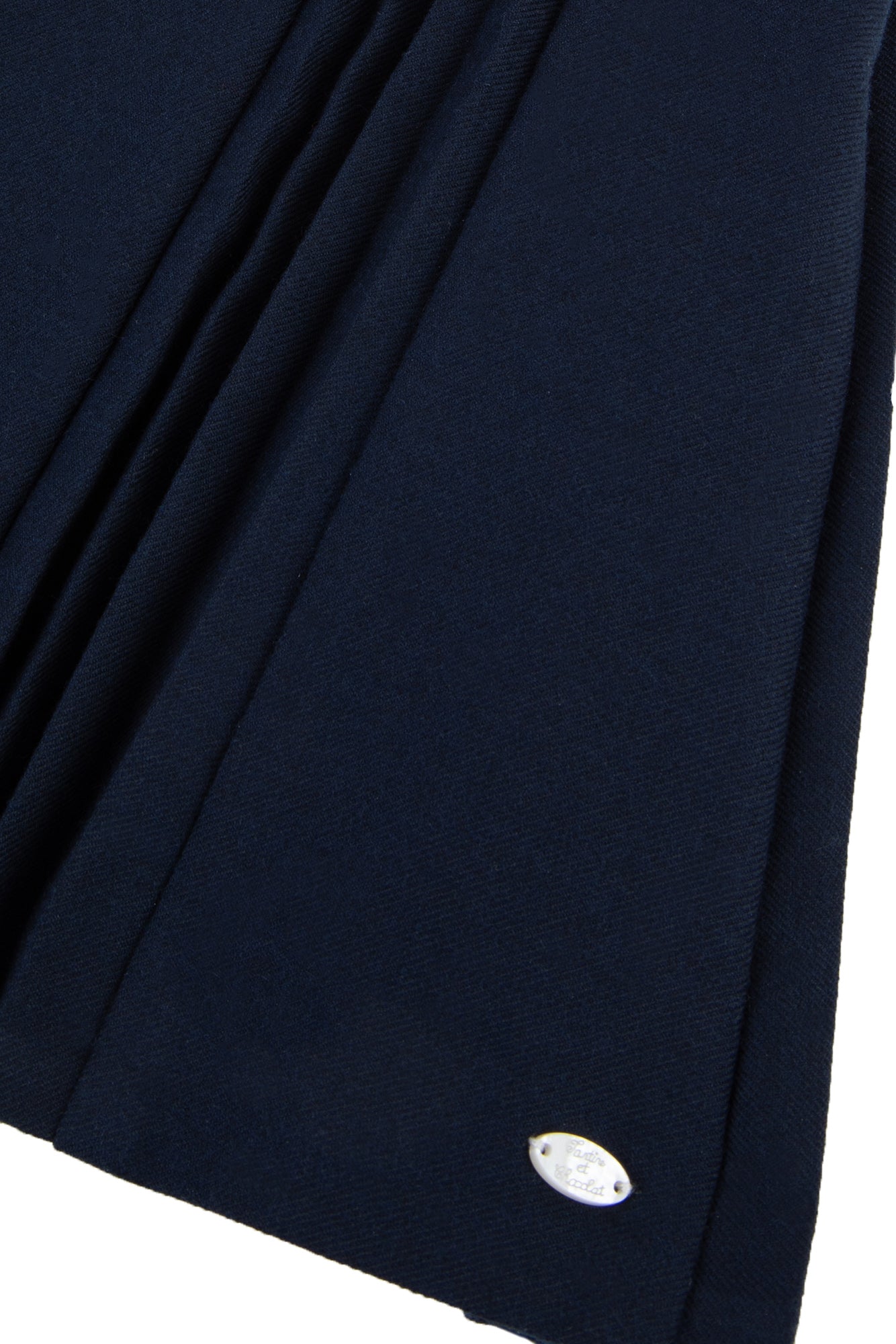 Rok - geplooid Navy
