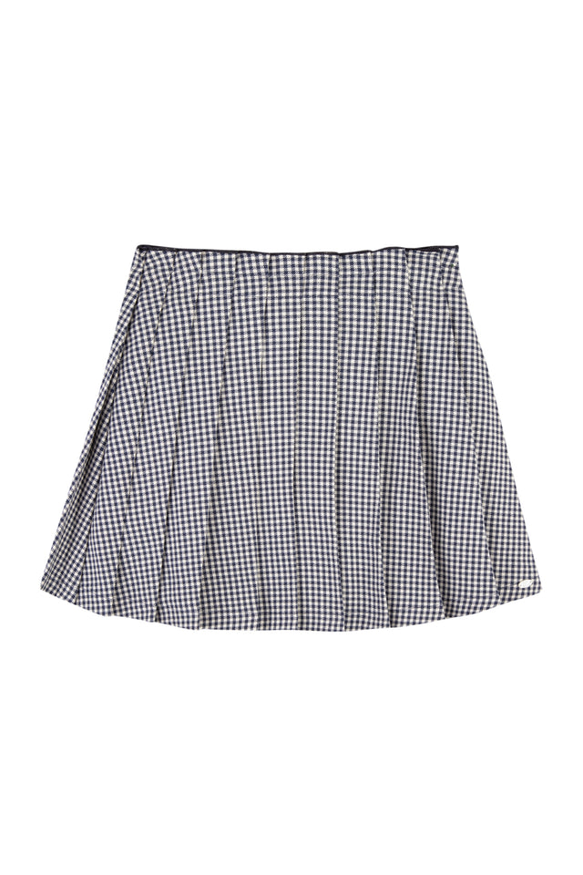 Jupe - Marine vichy - Image principale