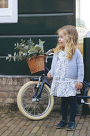 Kleid - Ecru Druckblumig