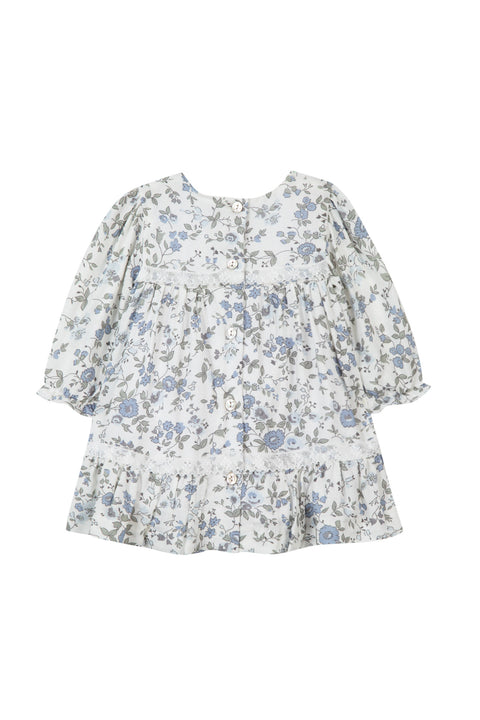 Robe - Ecru Imprimé fleuri - Image principale