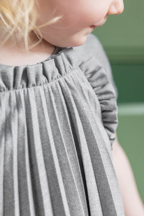 Robe - Gris plissée - Image principale