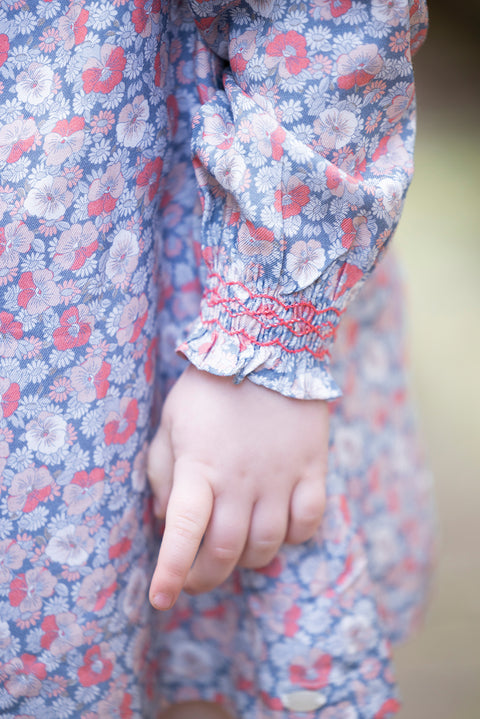 Robe - Rose Imprimé fleuri - Image principale