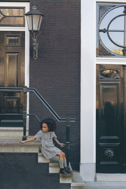 Robe - Gris tweed - Image principale