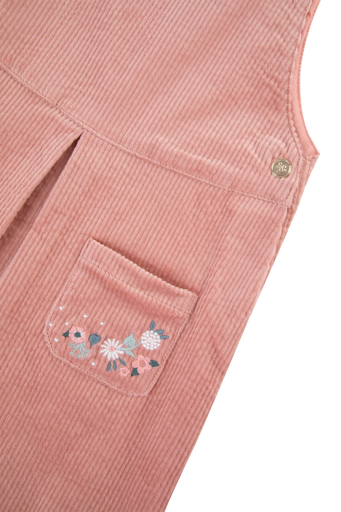 Kleid - Samt alt Rosa