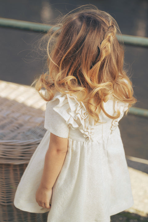 Robe - Ecru fil doré - Image principale