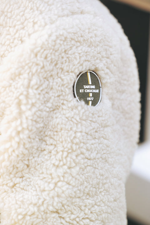 Manteau - Beige Imitation fourrure - Image principale