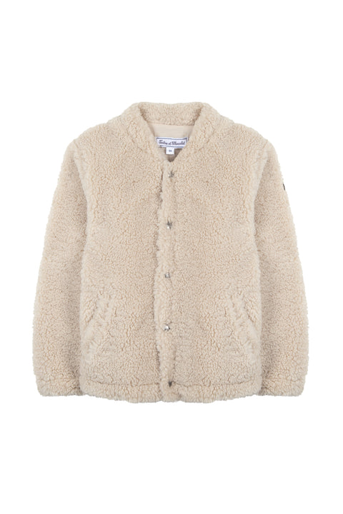 Manteau - Beige Imitation fourrure - Image principale