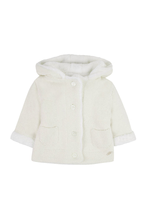 Manteau - Ecru fourré - Image principale