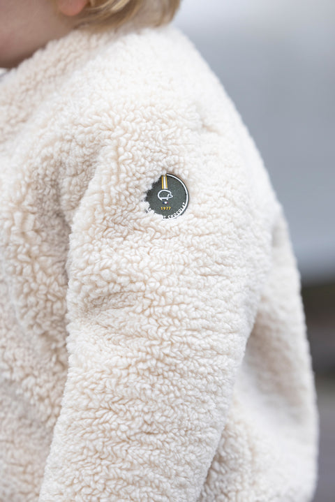 Coat - Beige Imitation fur - Image principale