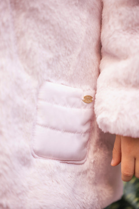 Doudoune - Rose pale reversible - Image principale