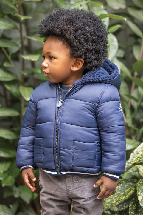 Piumino - Reversibile blu navy - Image principale