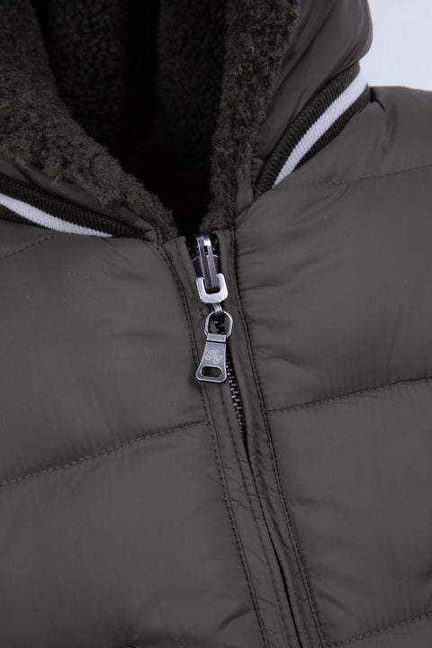 Down jacket - Water-repellent khaki - Image principale