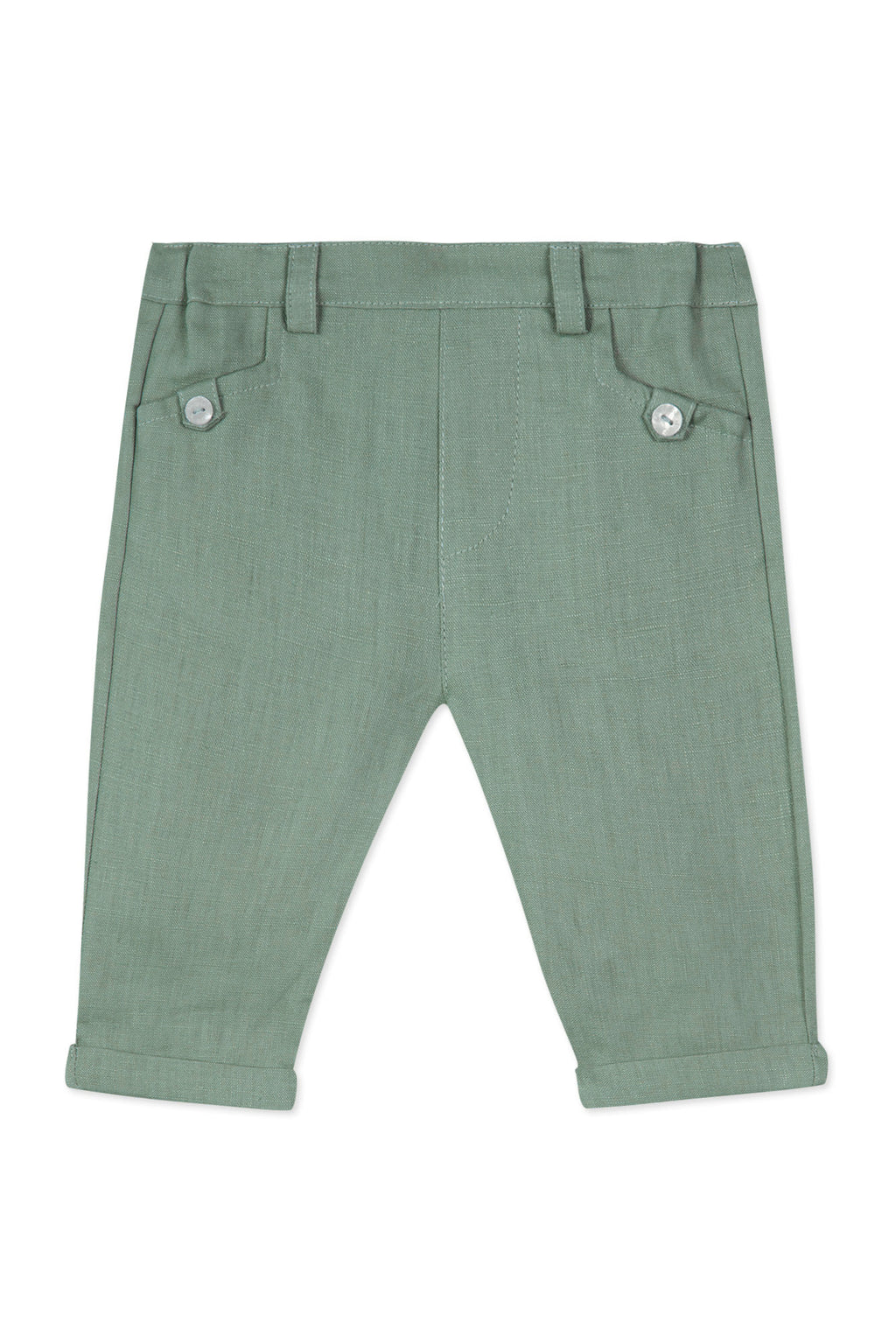Pantalon - Vert lin