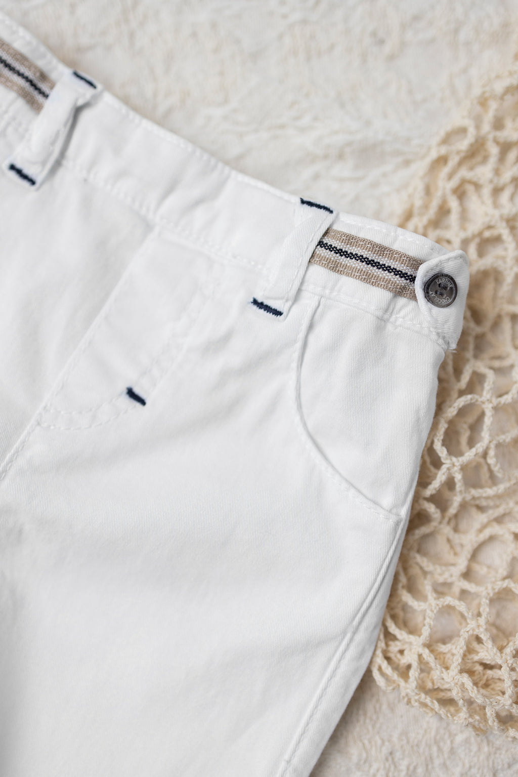 Pantalon - Blanc sergé