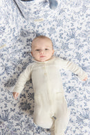 Housse imprimée toile de jouy bleu - Mèzamé x Tartine et Chocolat