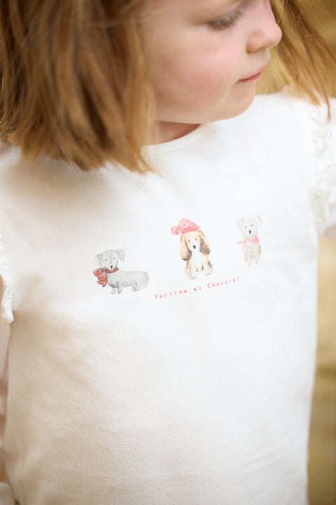 T-shirt - Illustration chiens - Image principale