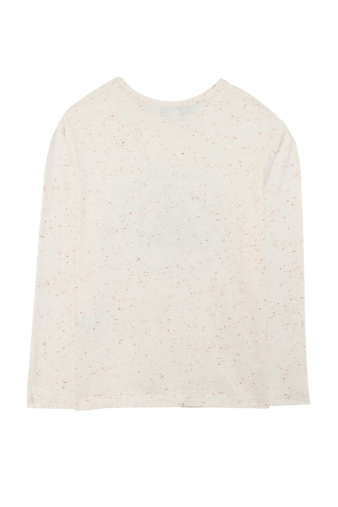 T-shirt - Ecru illustration train - Image principale