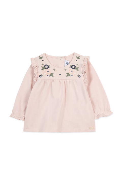 Blouse - Pink Embrodery floral - Image principale