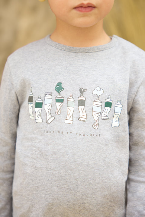 T-shirt - Illustration peinture - Image principale