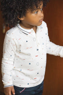 Poloshirt - Illustration Eisenbahn