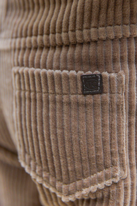 Salopette - Chataigne velours côtelé - Image principale