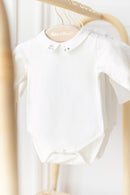 Romper - Puntige kraag Borduurwerk hond