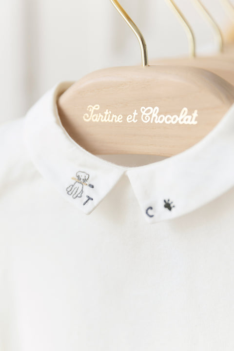 Body - Pointed collar Embrodery dog - Image principale