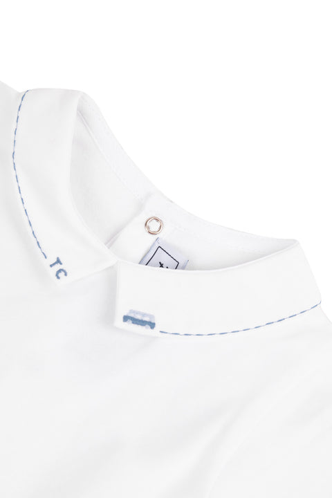 Body - White azure pattern - Image principale