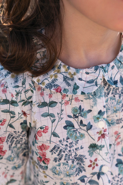 Blouse - Tissu liberty écru - Image principale