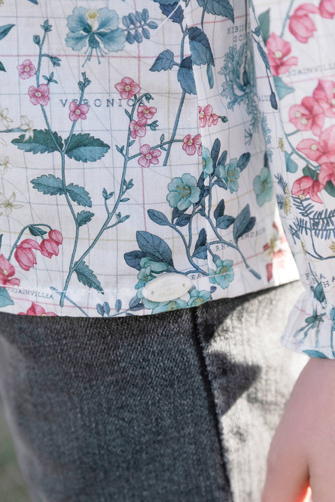 Blouse - Tissu liberty écru - Image principale