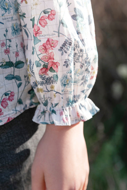 Blouse - Tissu liberty écru - Image principale