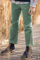 Broek - Groen Corduroy