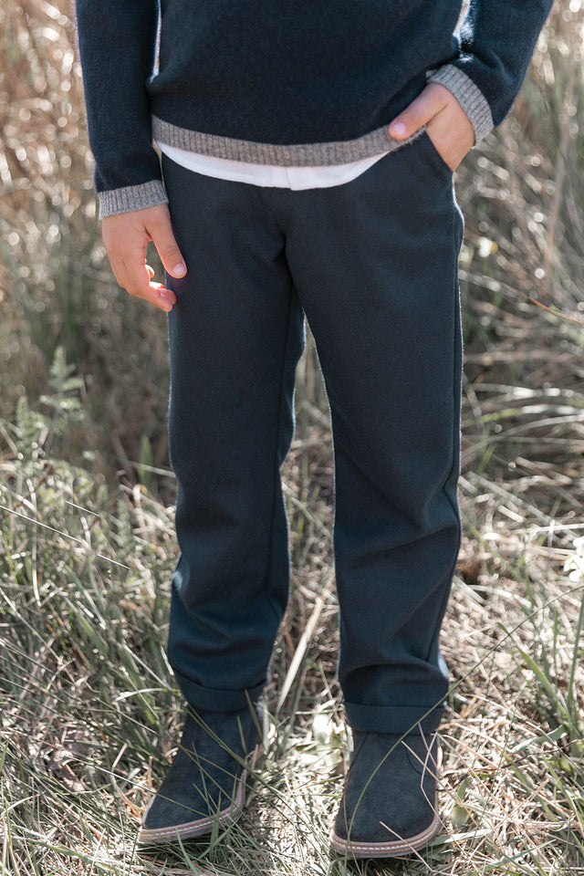 Trousers - Flannel Navy - Image principale