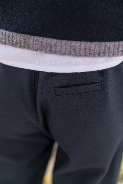 Trousers - Flannel Navy - Image principale