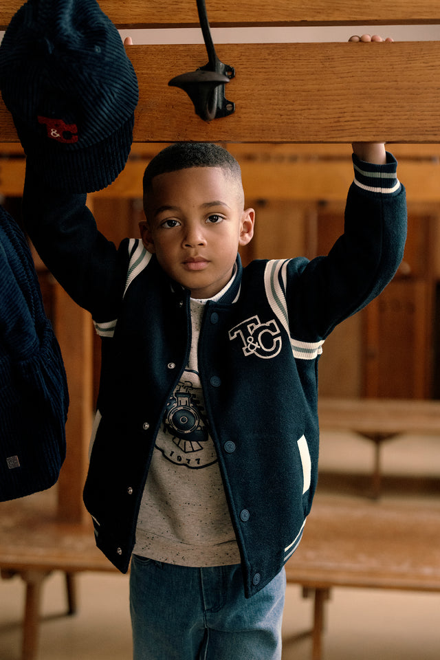 Veste - Teddy marine TC - Image principale