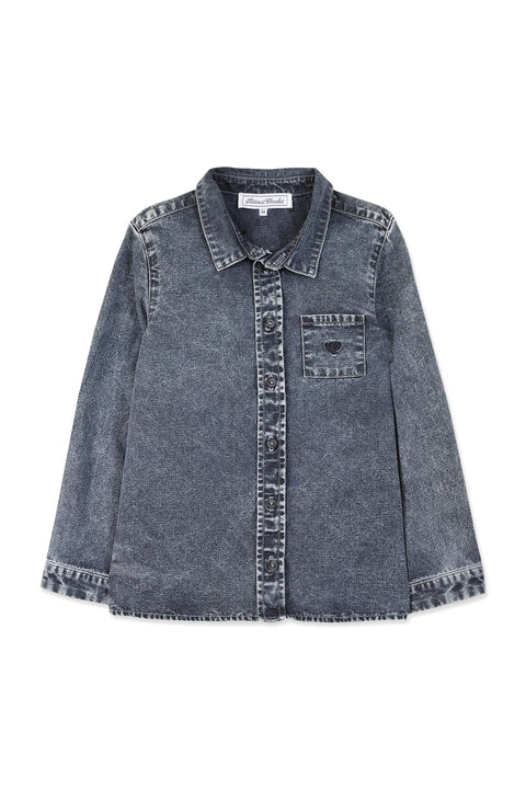 Chemise - Jean bleu grisé TC - Image principale