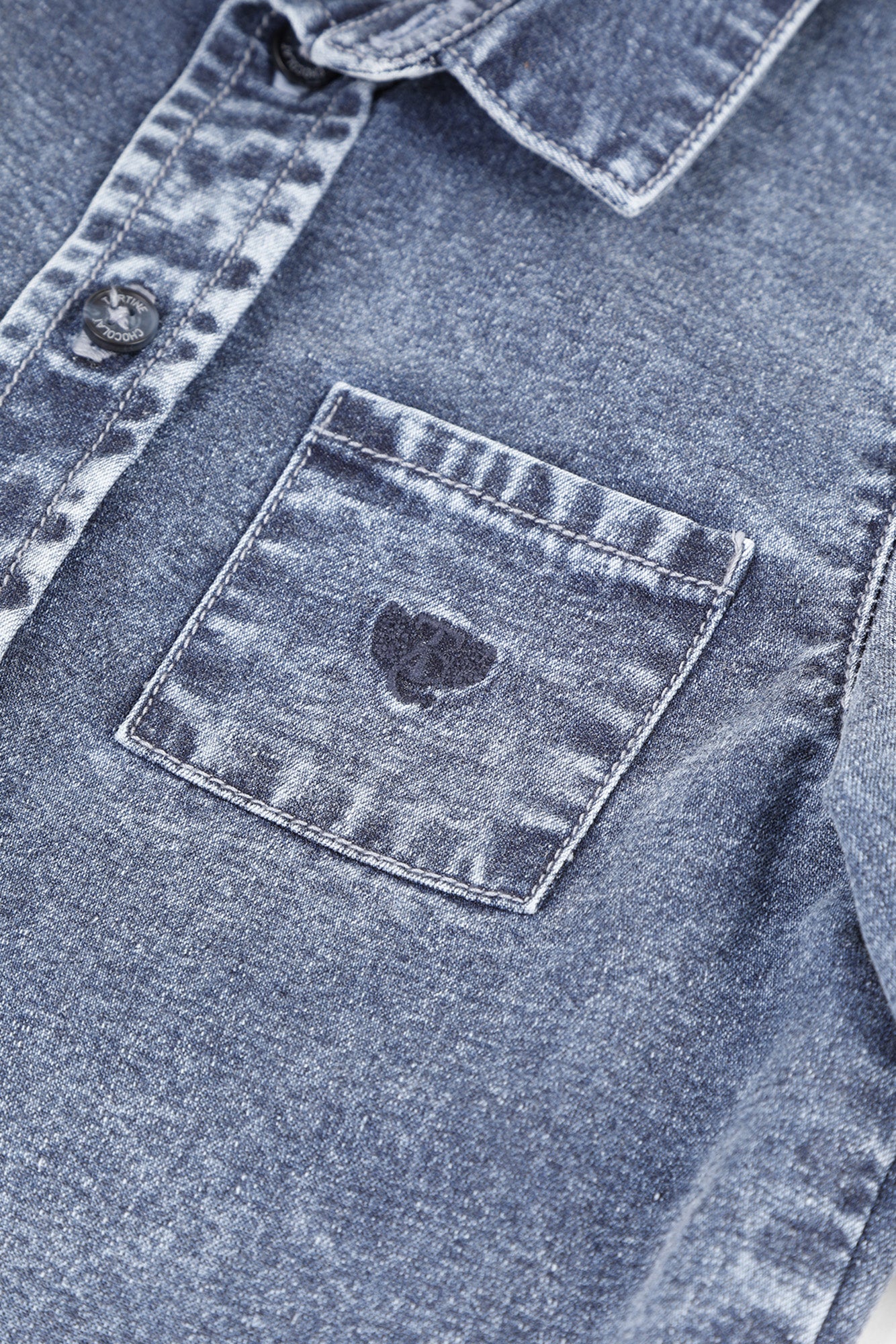 Shirt - Jeans Blauw Grijsenz