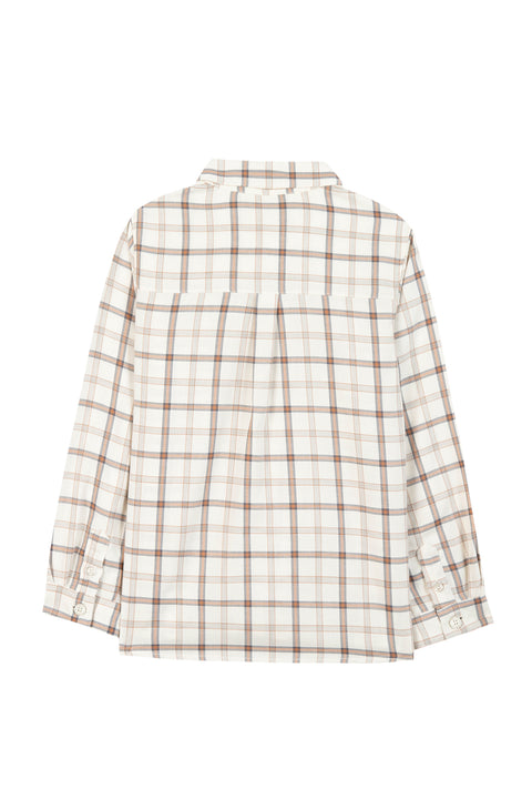 Camisa - Marfil grande Cuadros - Image principale