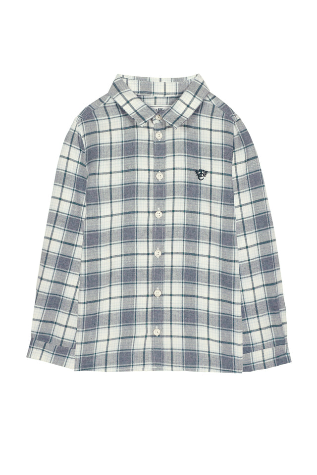 Shirt - Light grey check - Image principale