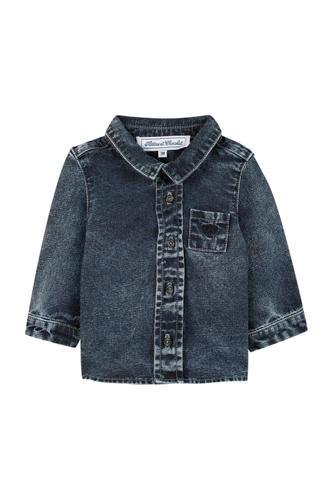 Chemise - Jean bleu grisé - Image principale