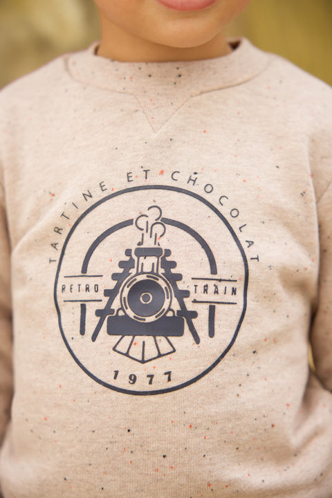 Sweatshirt - Sand Illustration train - Image principale