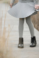 Rok - geplooid Grijs China