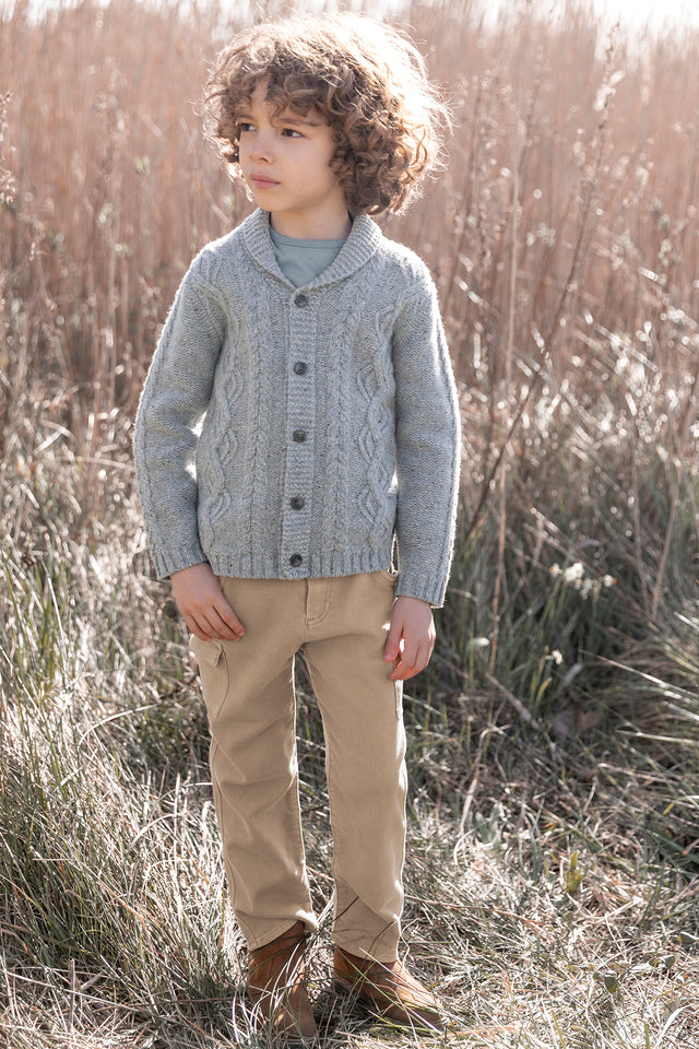 Trousers - Beige cargo - Image principale